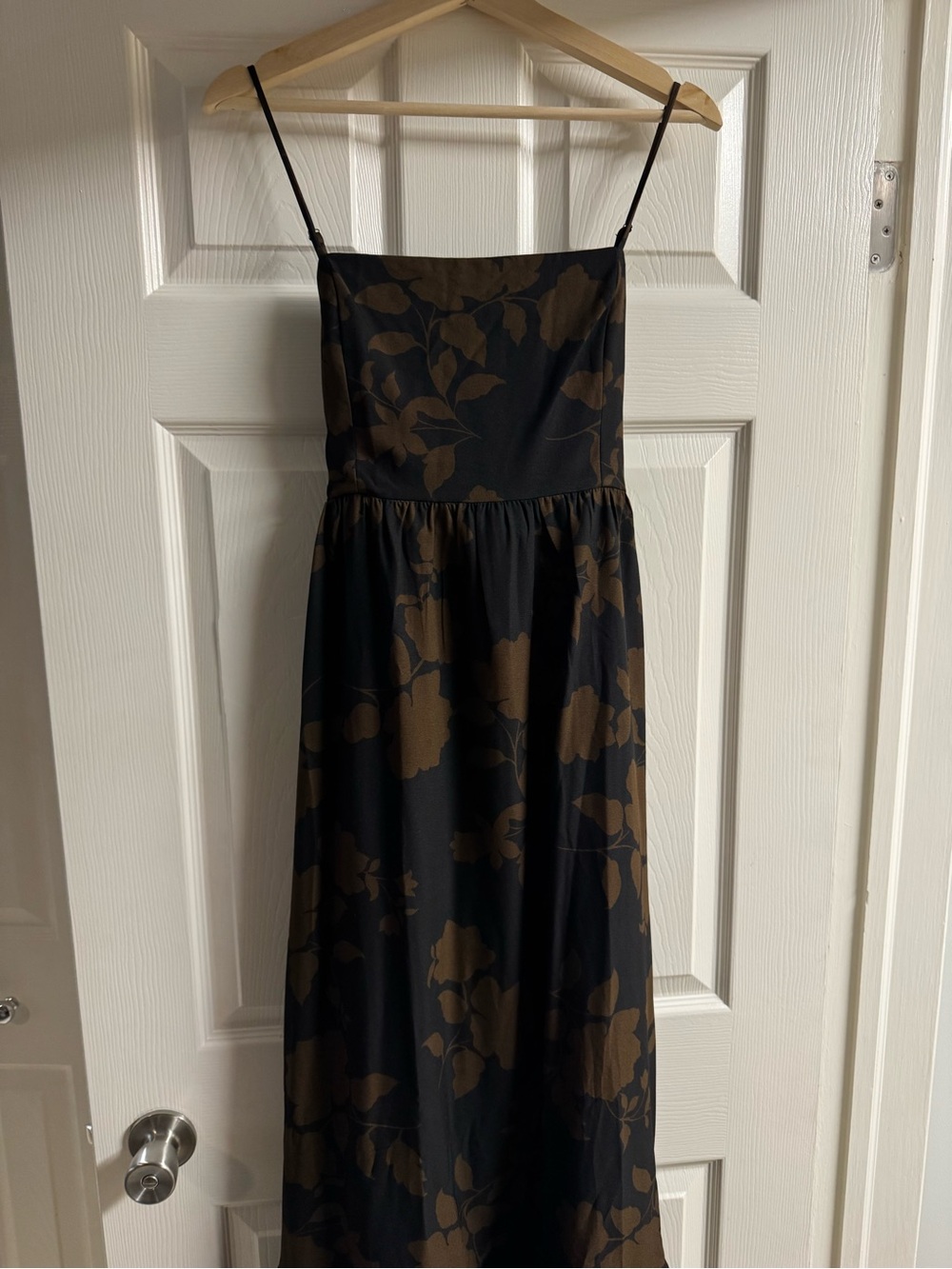 Baltic Born Black and Brown Floral Maxi Dress